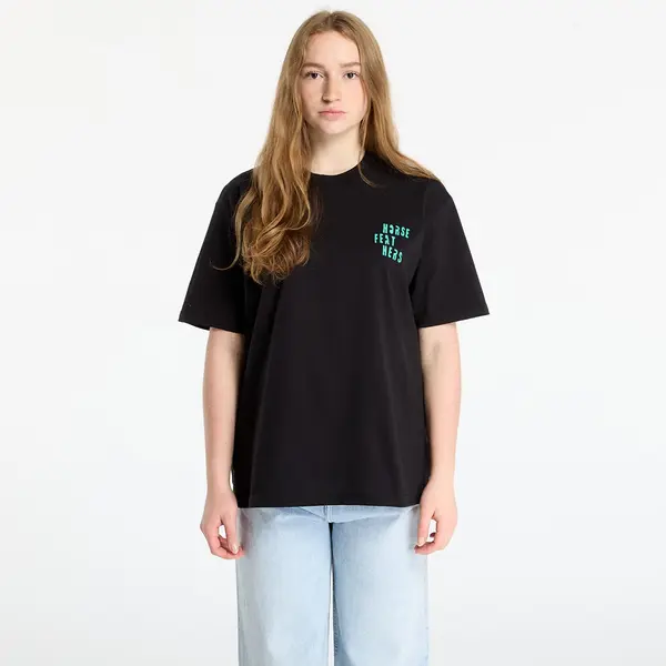 Horsefeathers Тениска Horsefeathers Dante Top Black M