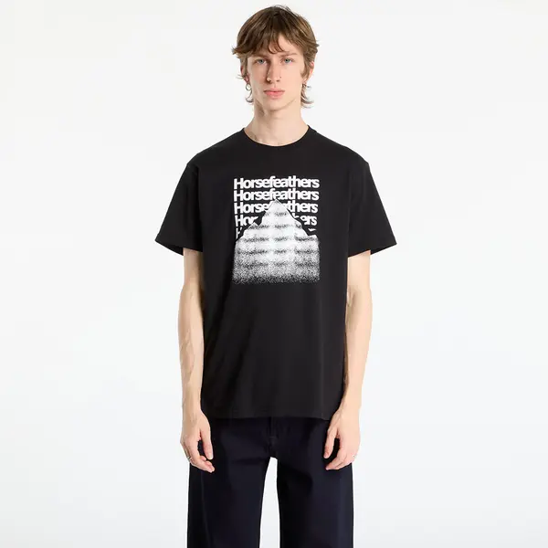 Horsefeathers Тениска Horsefeathers Focus T-Shirt Black M