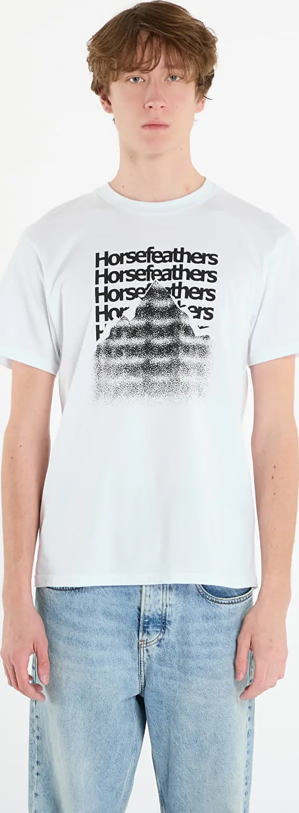 Horsefeathers Тениска Horsefeathers Focus T-Shirt White XXL