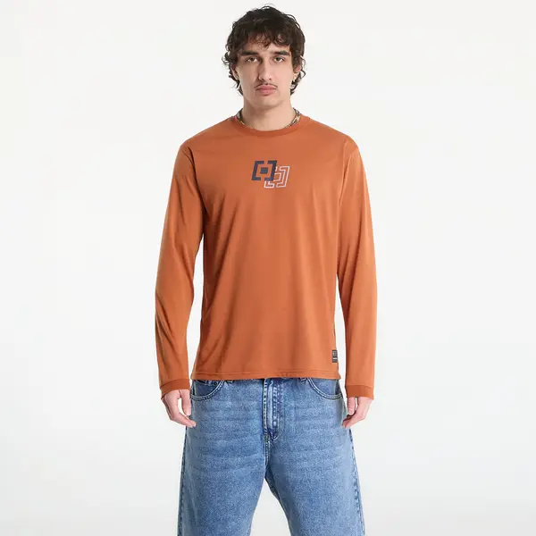 Horsefeathers Тениска Horsefeathers Fury Ls Bike Jersey Rust L