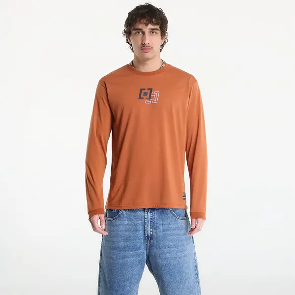 Horsefeathers Тениска Horsefeathers Fury Ls Bike Jersey Rust XXL