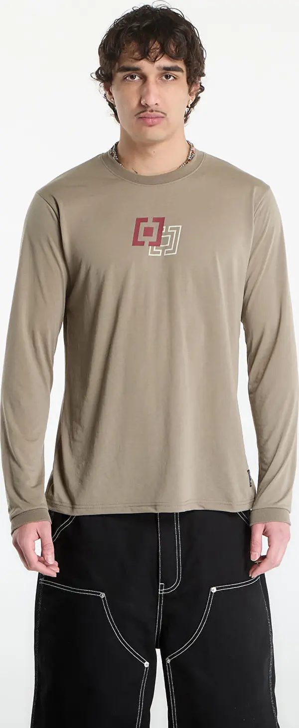 Horsefeathers Тениска Horsefeathers Fury Ls Bike Jersey Taupe L