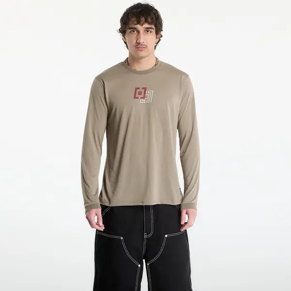 Horsefeathers Тениска Horsefeathers Fury Ls Bike Jersey Taupe S