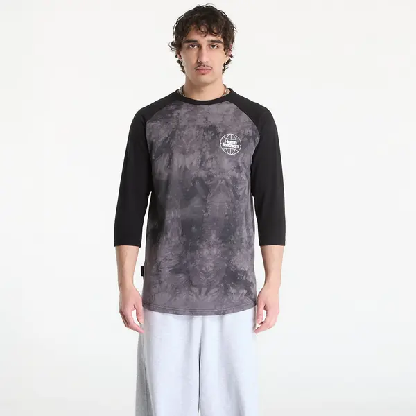 Horsefeathers Тениска Horsefeathers Global Raglan T-Shirt Black/ Tie Dye L