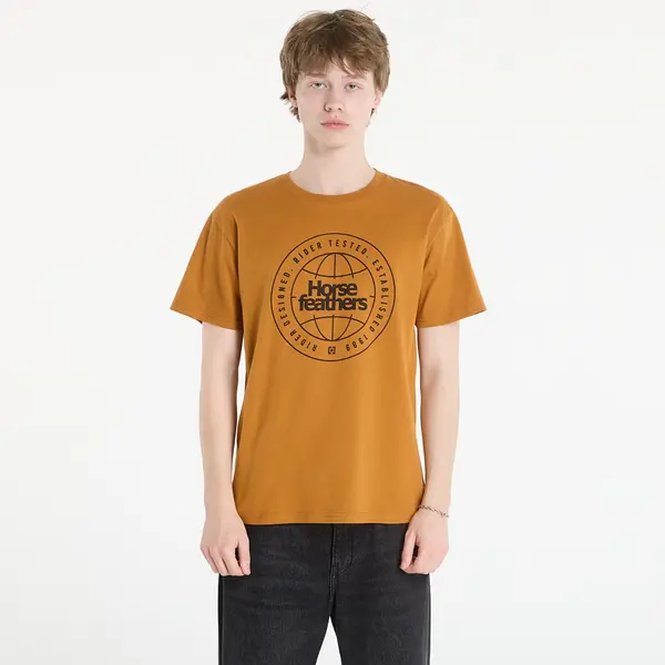 Horsefeathers Тениска Horsefeathers Global T-Shirt Pumpkin XL