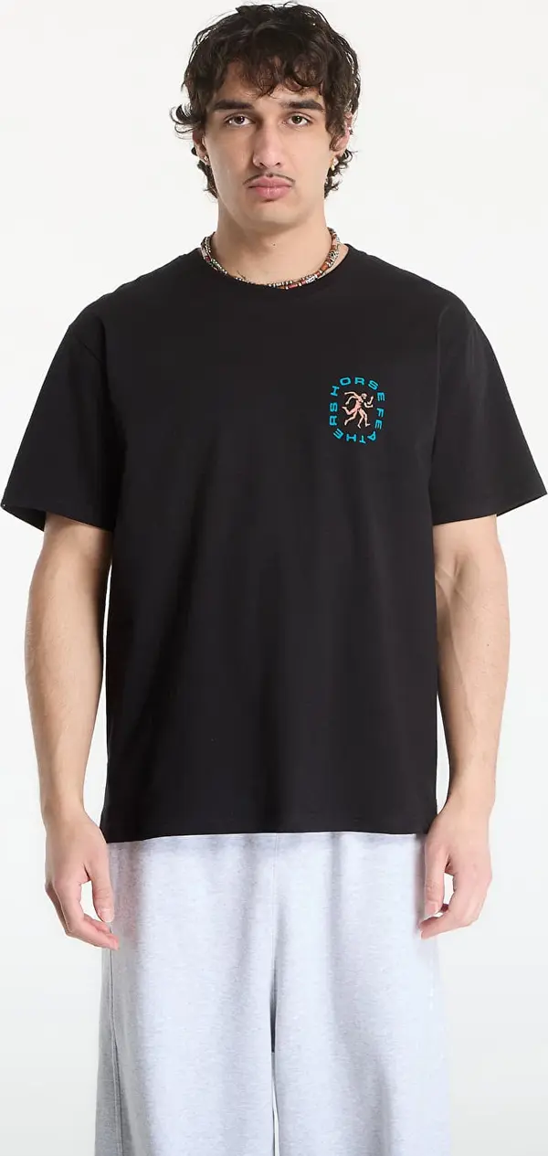 Horsefeathers Тениска Horsefeathers Instinct T-Shirt Black L