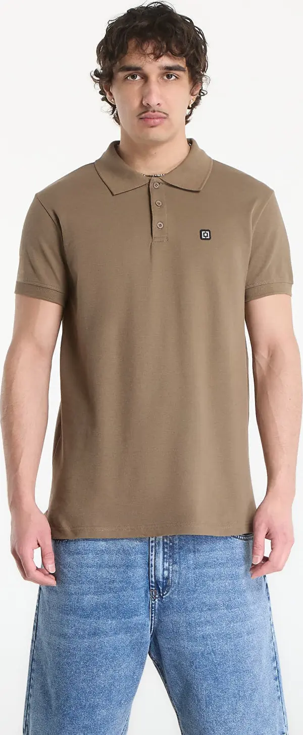 Horsefeathers Тениска Horsefeathers Kato Polo T-Shirt Fossil XL