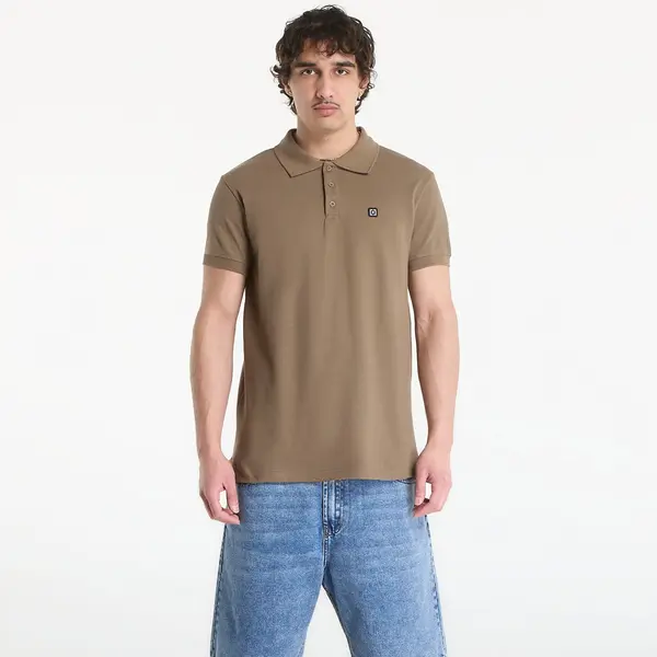 Horsefeathers Тениска Horsefeathers Kato Polo T-Shirt Fossil XXL