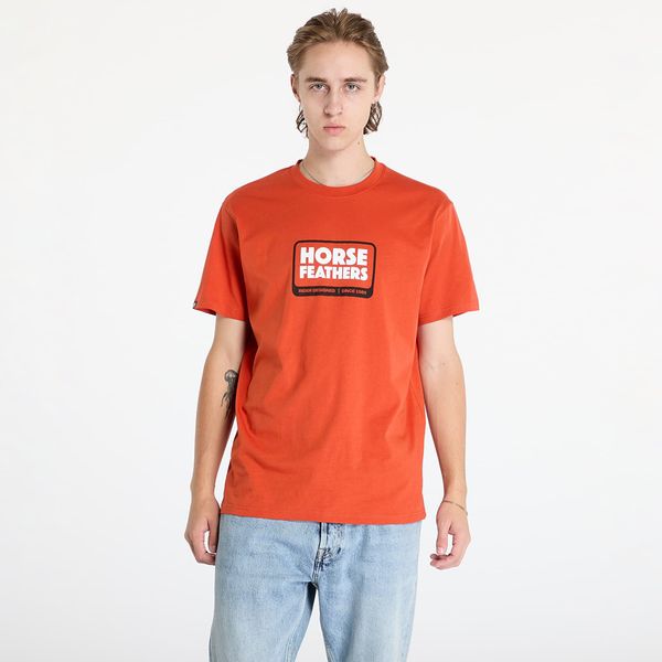 Horsefeathers Тениска Horsefeathers Millennium T-Shirt Orange Rust M