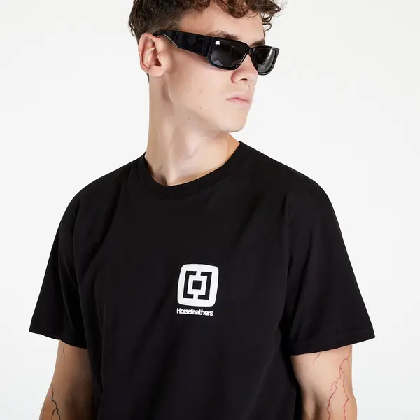 Horsefeathers Тениска Horsefeathers Mini Logo T-Shirt Black L