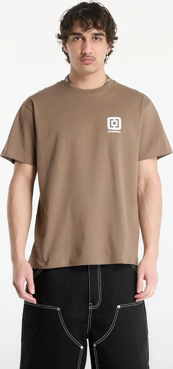 Horsefeathers Тениска Horsefeathers Mini Logo T-Shirt Fossil XL