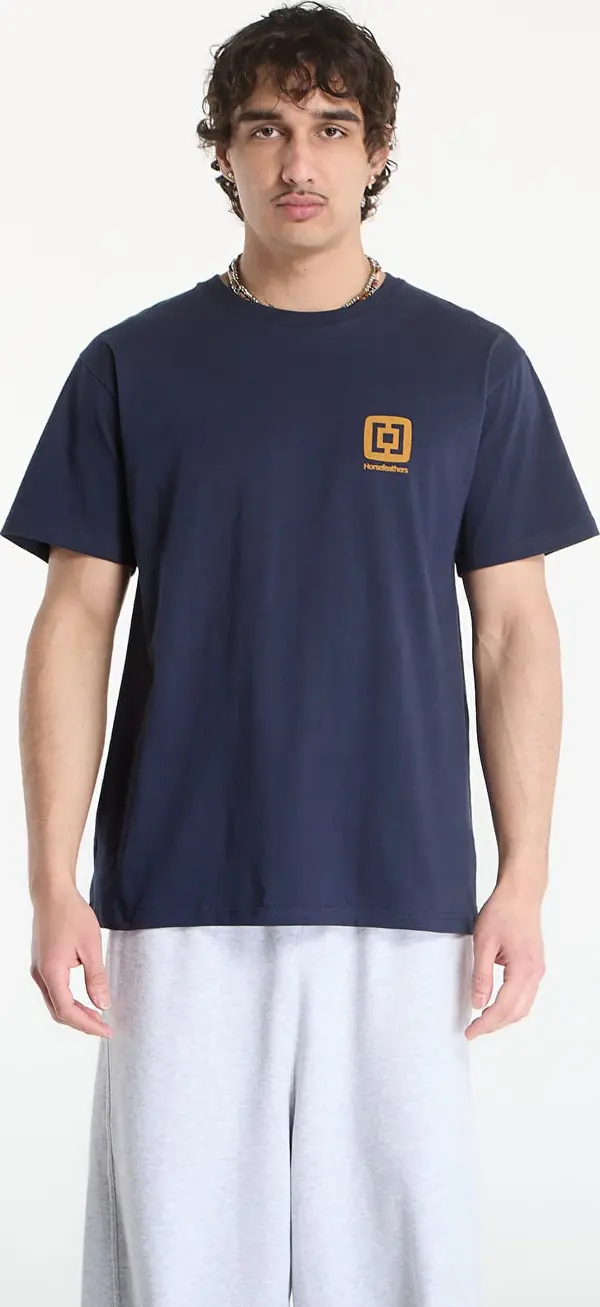 Horsefeathers Тениска Horsefeathers Mini Logo T-Shirt Indigo S
