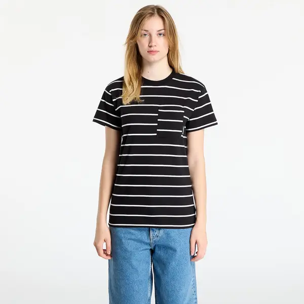 Horsefeathers Тениска Horsefeathers Pyper Top Black Stripes L