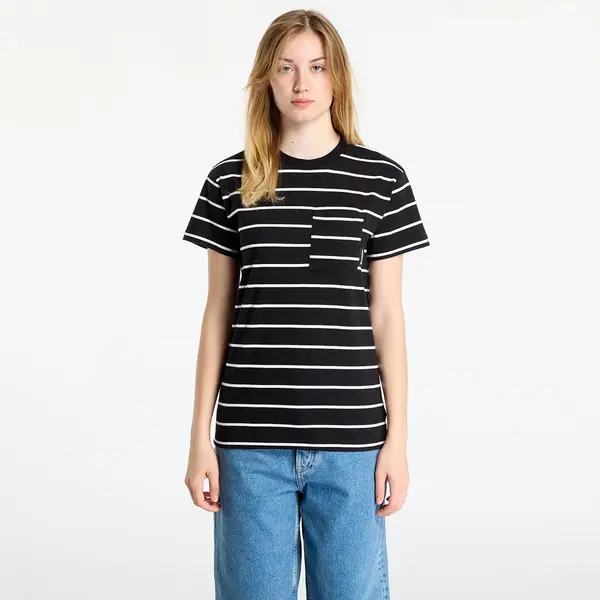 Horsefeathers Тениска Horsefeathers Pyper Top Black Stripes M