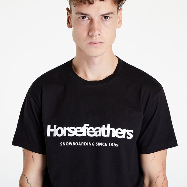 Horsefeathers Тениска Horsefeathers Quarter T-Shirt Black L