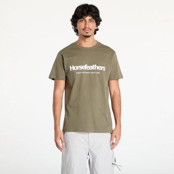 Horsefeathers Тениска Horsefeathers Quarter T-Shirt Burnt Olive S