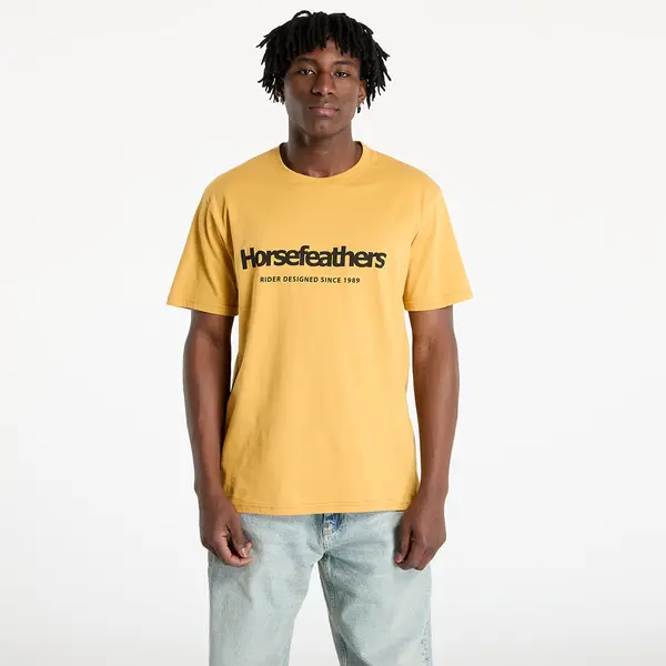 Horsefeathers Тениска Horsefeathers Quarter T-Shirt Honey M