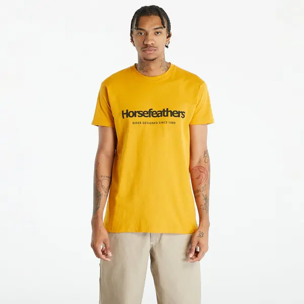 Horsefeathers Тениска Horsefeathers Quarter T-Shirt Sunflower L