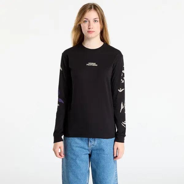 Horsefeathers Тениска Horsefeathers Reiko Top Black M