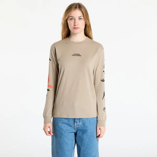 Horsefeathers Тениска Horsefeathers Reiko Top Taupe M