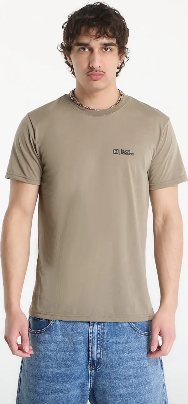 Horsefeathers Тениска Horsefeathers Rooter Tech T-Shirt Taupe L