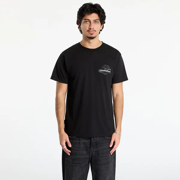 Horsefeathers Тениска Horsefeathers Shank T-Shirt Black S