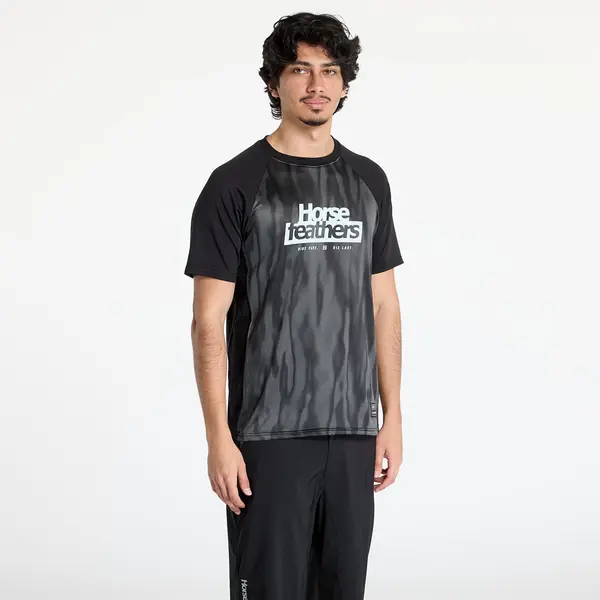 Horsefeathers Тениска Horsefeathers Spike Bike Jersey Halftone/ Black XS