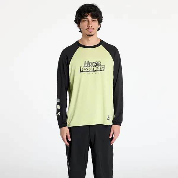 Horsefeathers Тениска Horsefeathers Spike Long Sleeve Bike Jersey Nile/ Black M