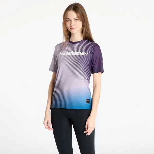 Horsefeathers Тениска Horsefeathers W Quantum Bike Jersey Iris Fade Out S