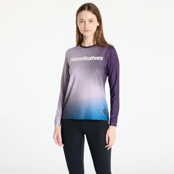 Horsefeathers Тениска Horsefeathers W Quantum Ls Bike Jersey Iris Fade Out S