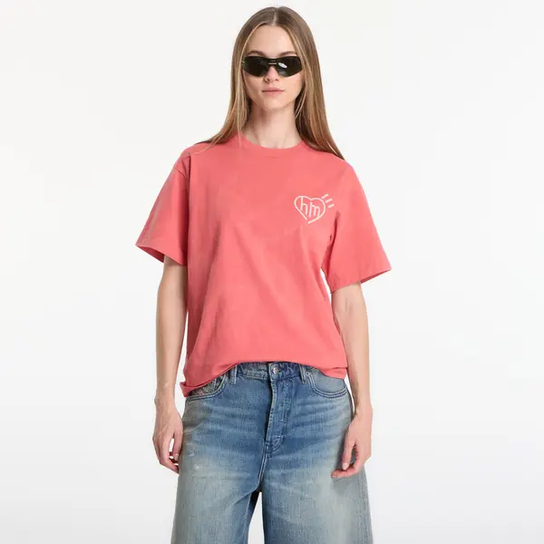 HUMAN MADE Тениска HUMAN MADE Garment Dye T-Shirt UNISEX Red L