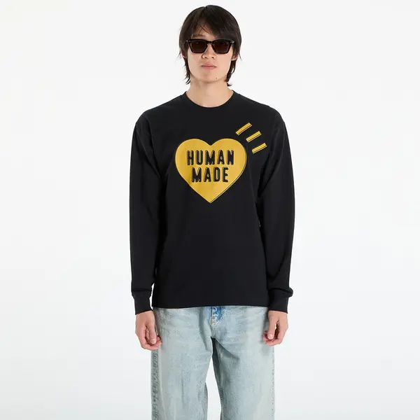 HUMAN MADE Тениска HUMAN MADE Graphic L/S T-Shirt Black XXL