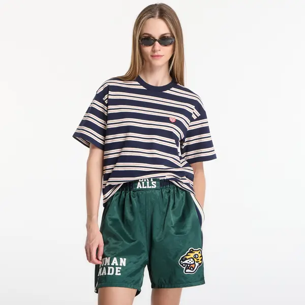 HUMAN MADE Тениска HUMAN MADE Striped T-Shirt UNISEX Navy XXL