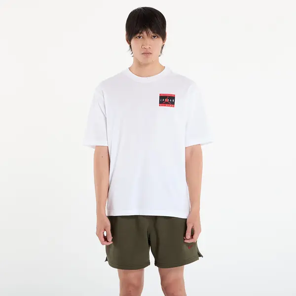 Jordan Тениска Jordan Brand Men's T-Shirt White/ University Red M