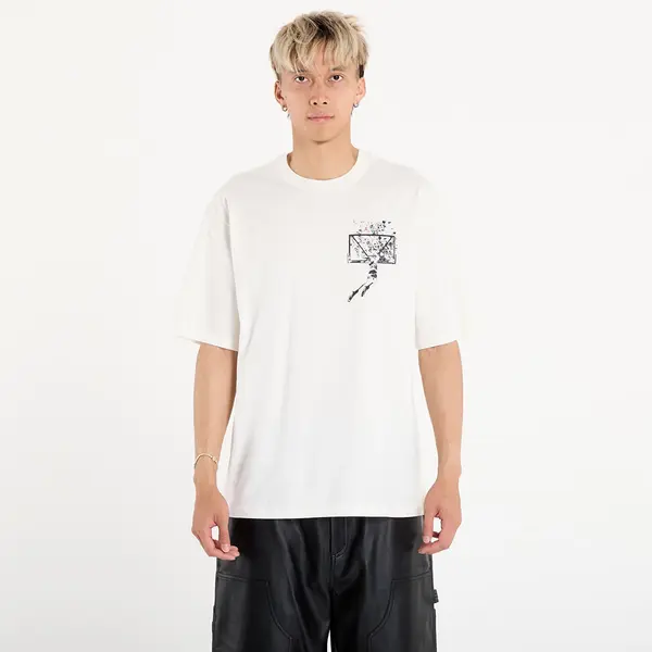 Jordan Тениска Jordan Brooklyn Men's Oversized Graphic T-Shirt Sail/ Off Noir XS