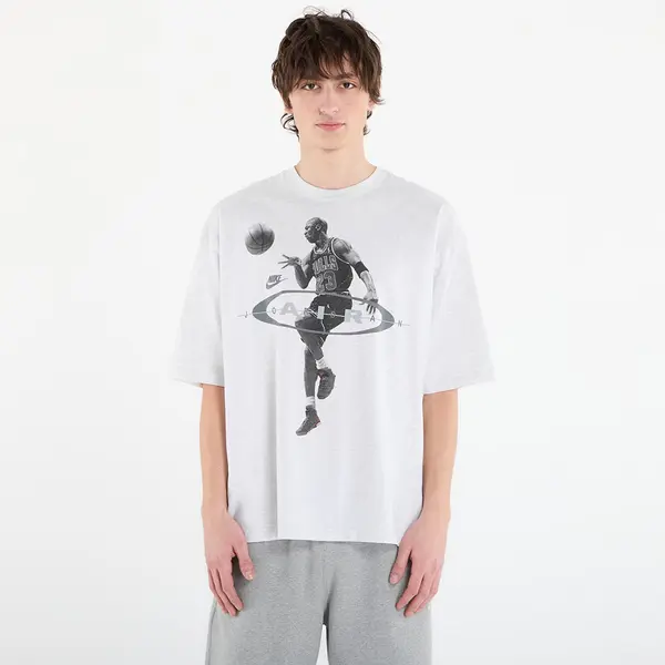 Jordan Тениска Jordan Brooklyn Men's T-Shirt Birch Heather/ Black XXL
