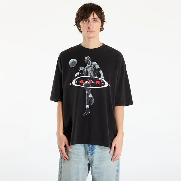 Jordan Тениска Jordan Brooklyn Men's T-Shirt Black/ White S