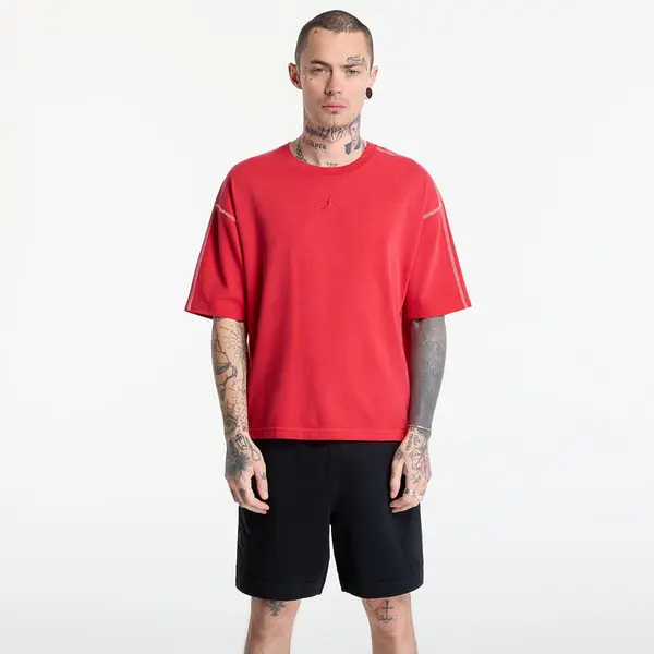 Jordan Тениска Jordan Flight Men's Heavyweight Short-Sleeve Top University Red/ Sail/ University Red L