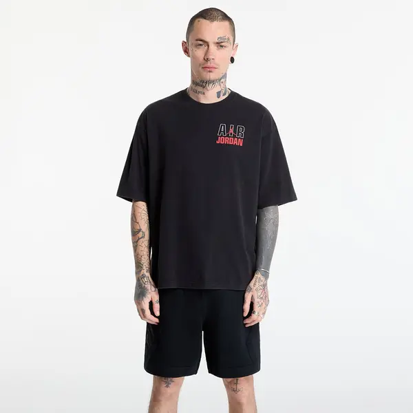 Jordan Тениска Jordan Flight Men's T-Shirt Black/ University Red XL