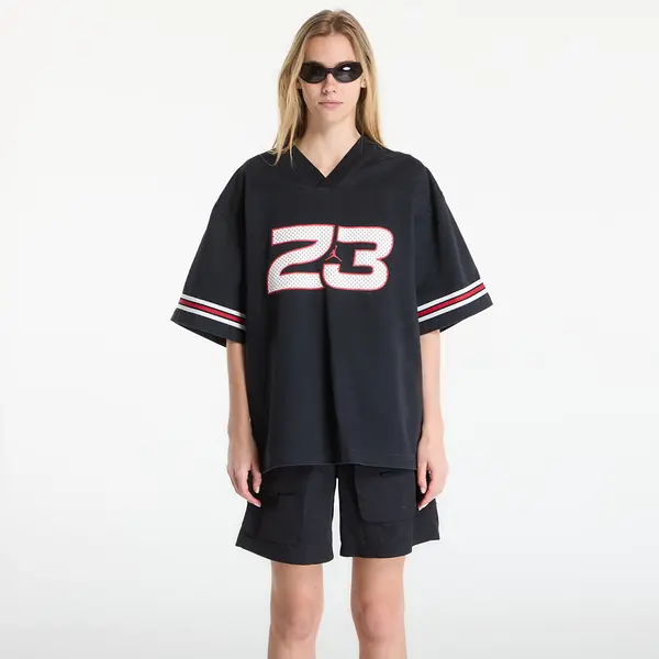 Jordan Тениска Jordan Flight Women's Woven Jersey Top Black L