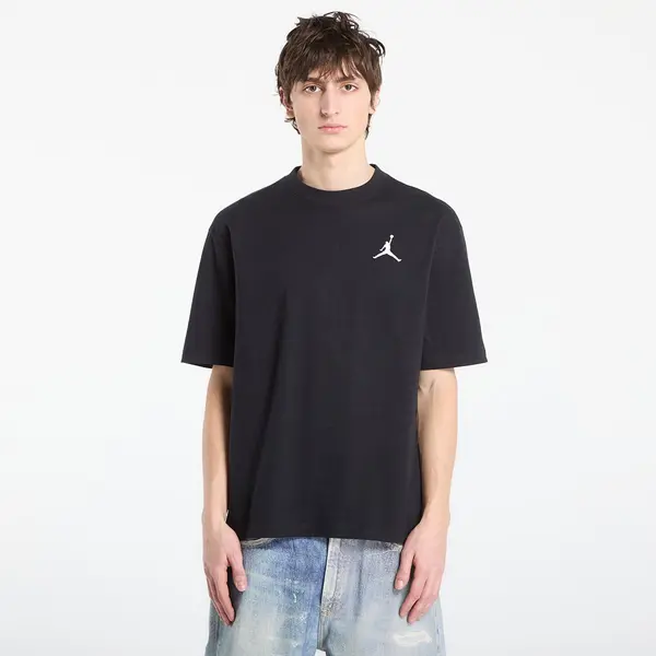 Jordan Тениска Jordan Men's Embroidered Jumpman T-Shirt Black/ White M