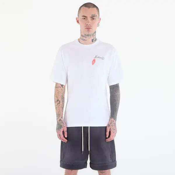 Jordan Тениска Jordan Men's Graphic T-Shirt White/ Infrared 23 L