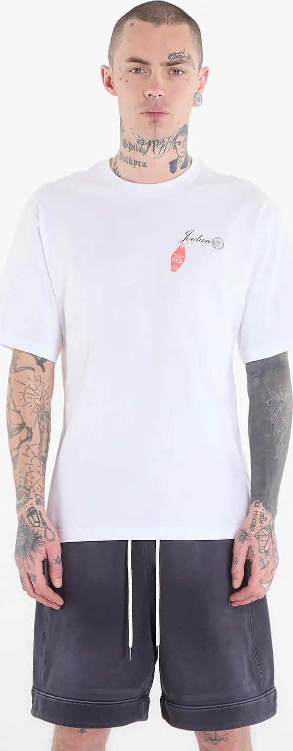 Jordan Тениска Jordan Men's Graphic T-Shirt White/ Infrared 23 M