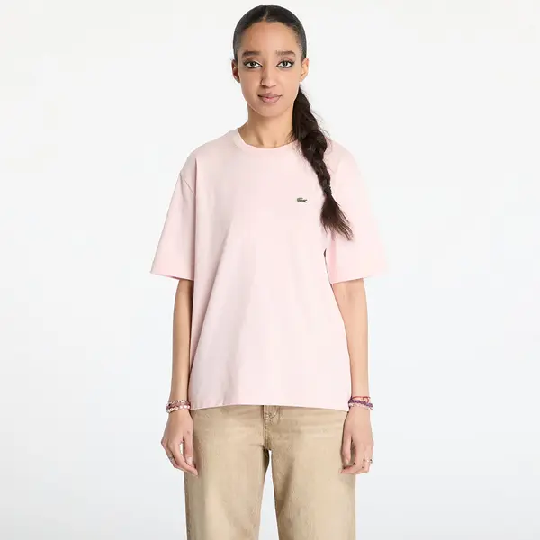 LACOSTE Тениска LACOSTE Soft Cotton T-shirt Rose Pale L