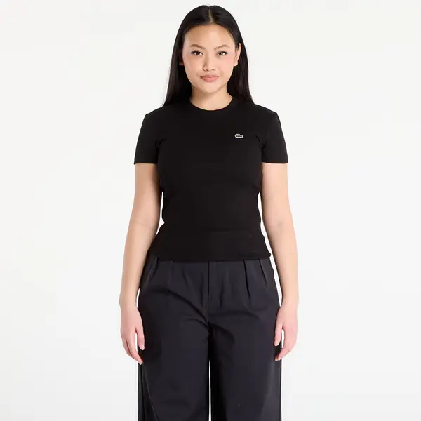 LACOSTE Тениска LACOSTE Tee-Shirt Black 40