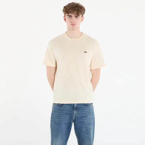 LACOSTE Тениска LACOSTE Tee-Shirt Naturel Clair 6