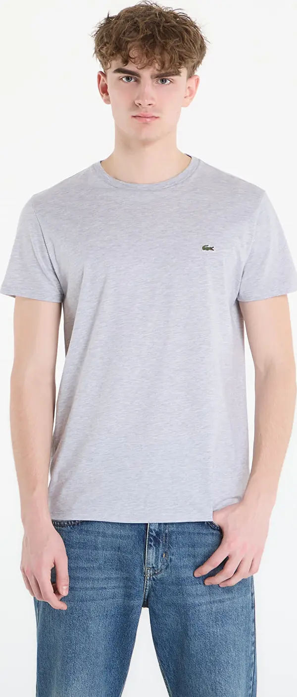 LACOSTE Тениска LACOSTE Tee-Shirt Silver Chine 7