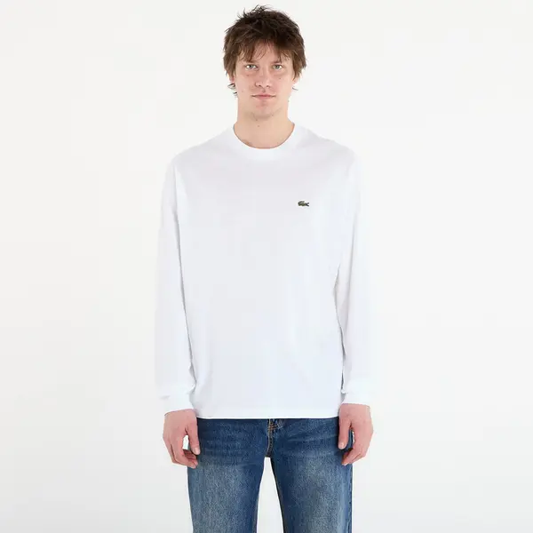 LACOSTE Тениска LACOSTE Tee-Shirt White 4