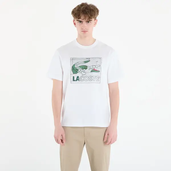 LACOSTE Тениска LACOSTE Tee-Shirt White 5