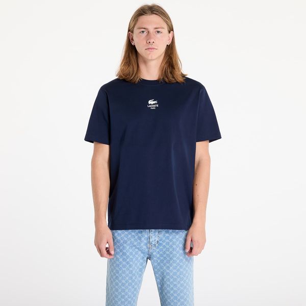 LACOSTE Тениска LACOSTE Tee-Shirt&Turtle Neck Shirt Navy Blue XL